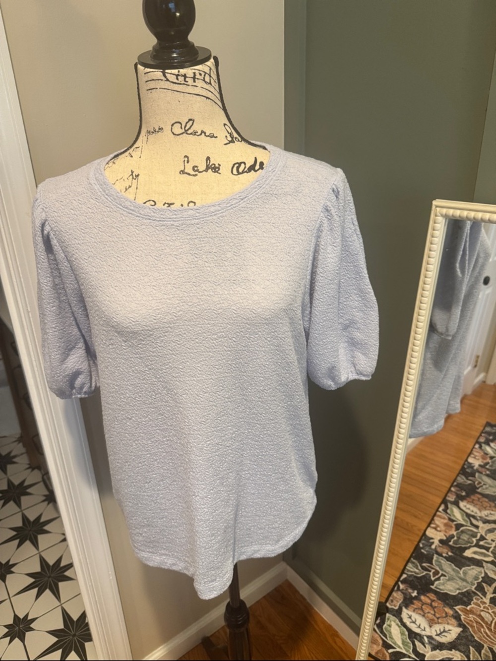 LC Lauren Conrad Puff Sleeve Women's Top - Picture 3 of 10